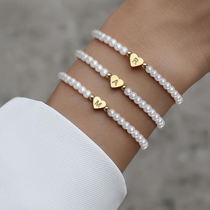 Chique Armband met Hartinitiaal (A–Z)