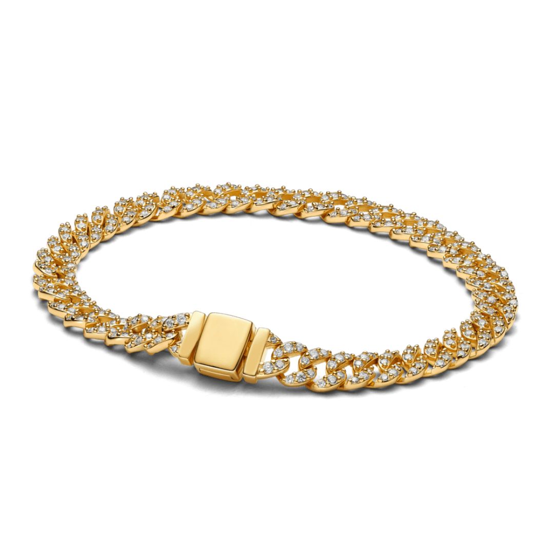 Cuban Armband met Moissanite