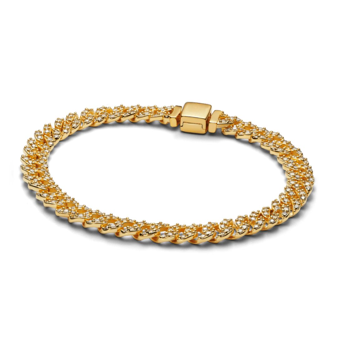 Cuban Armband met Moissanite