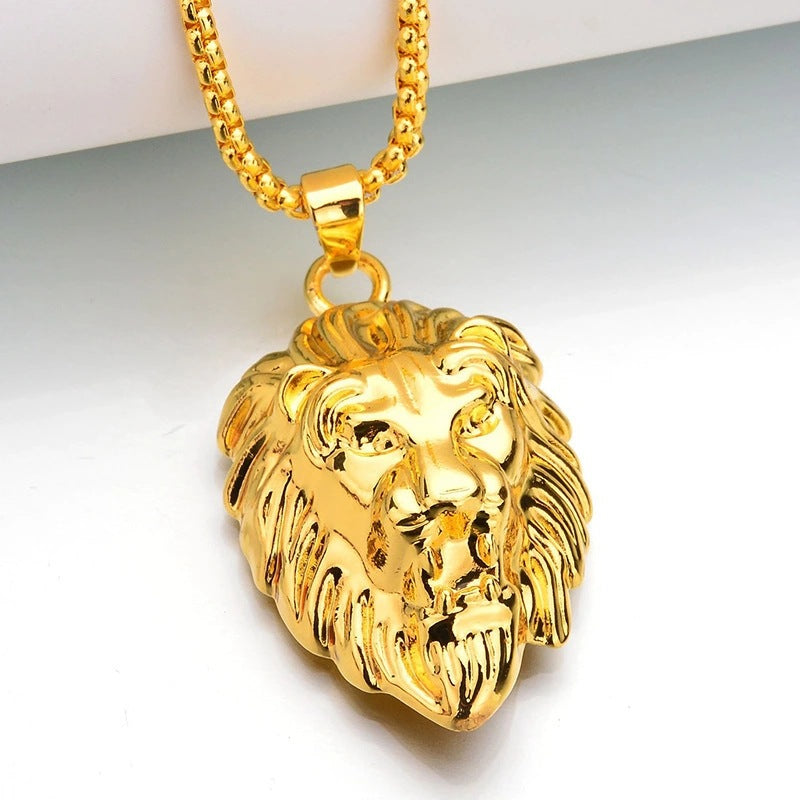 Dominion Leeuw Hanger Ketting | Wit Goud