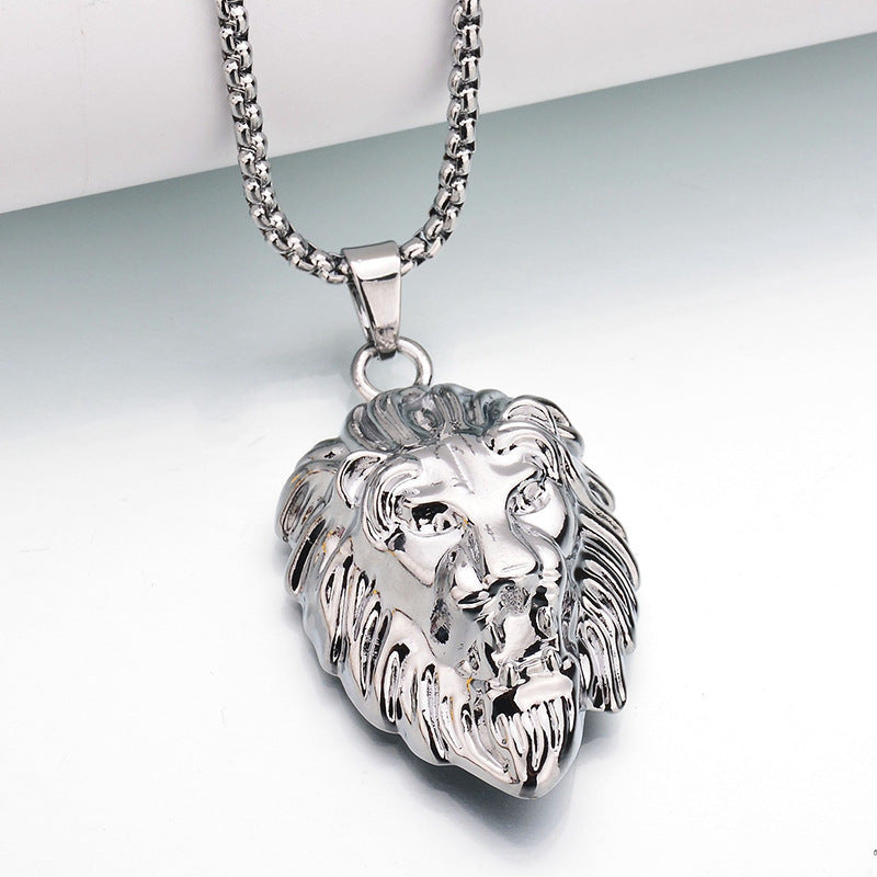 Dominion Leeuw Hanger Ketting | Wit Goud