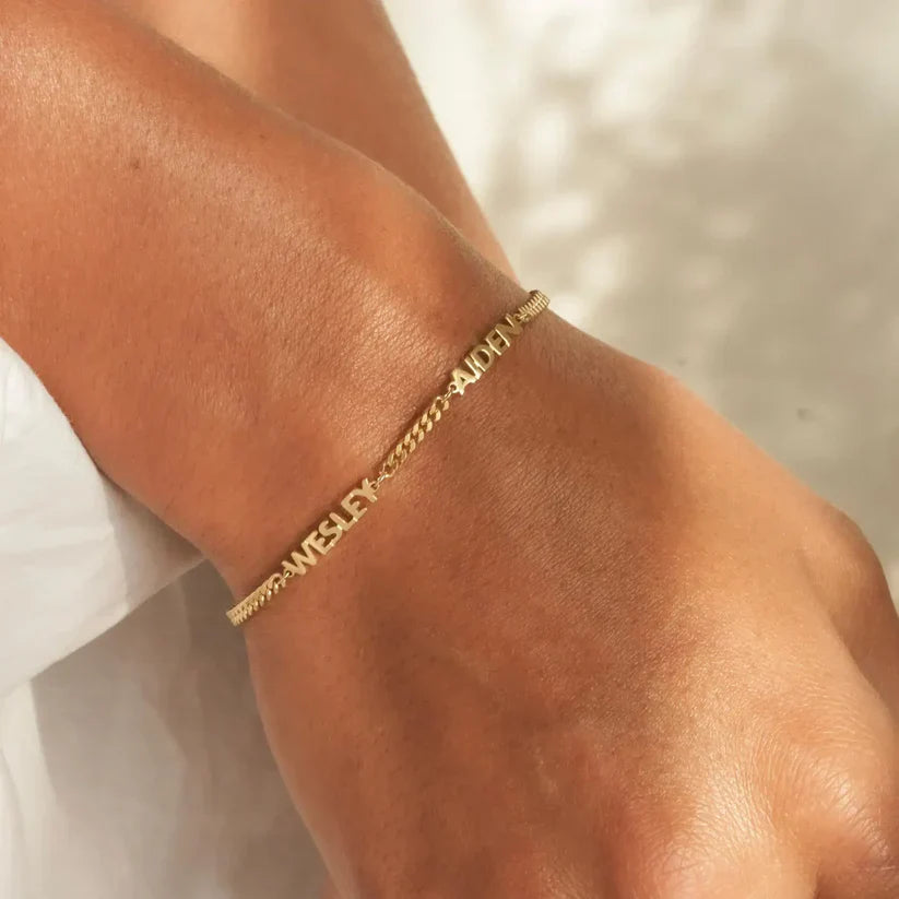 Gepersonaliseerde armband met naam