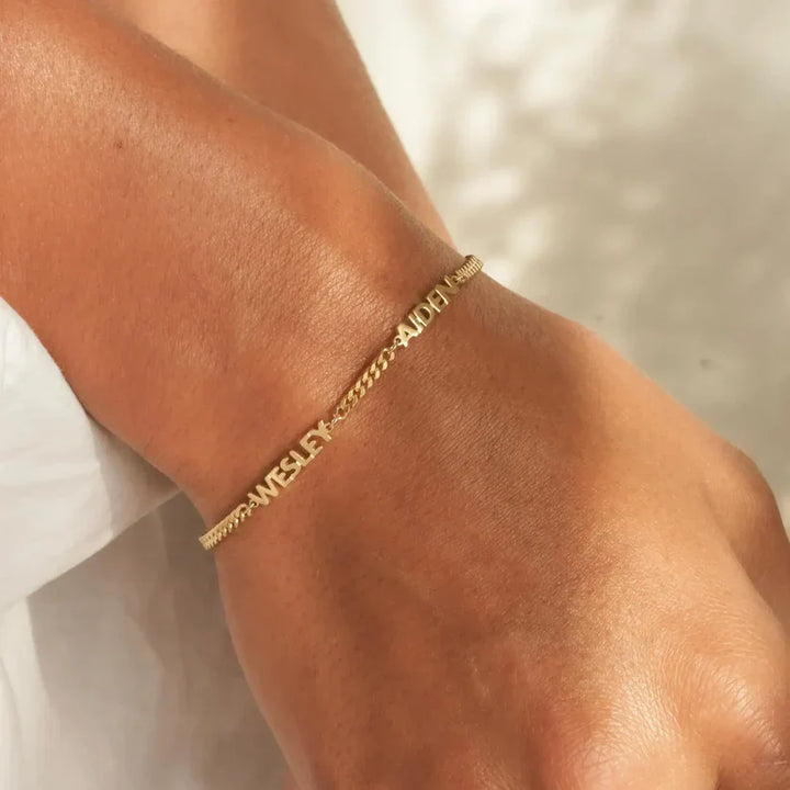 Gepersonaliseerde armband met naam