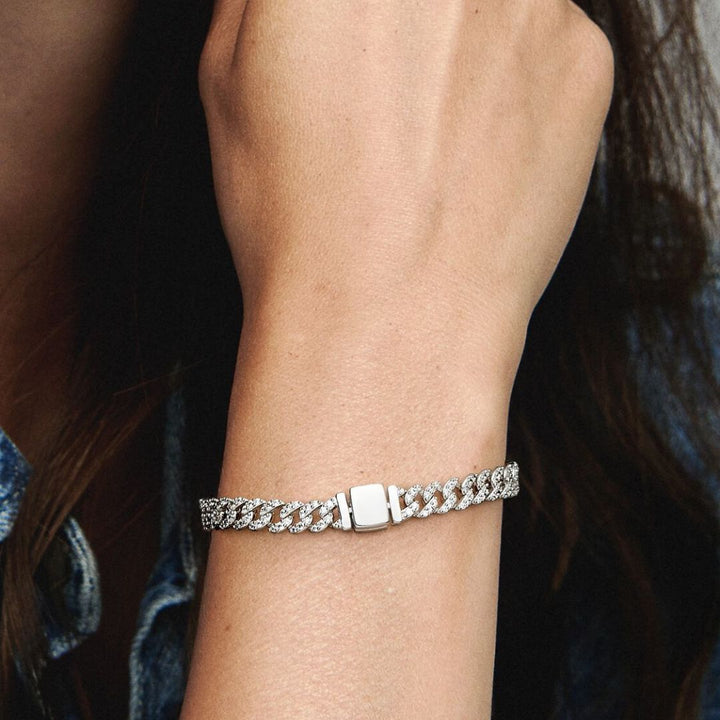 Cuban Armband met Moissanite