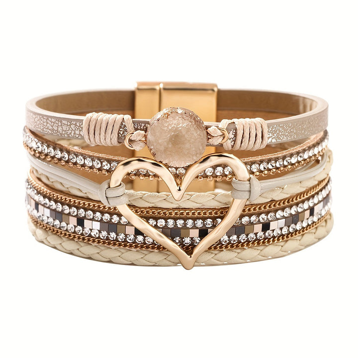 Boho Multilaags Leren Armband