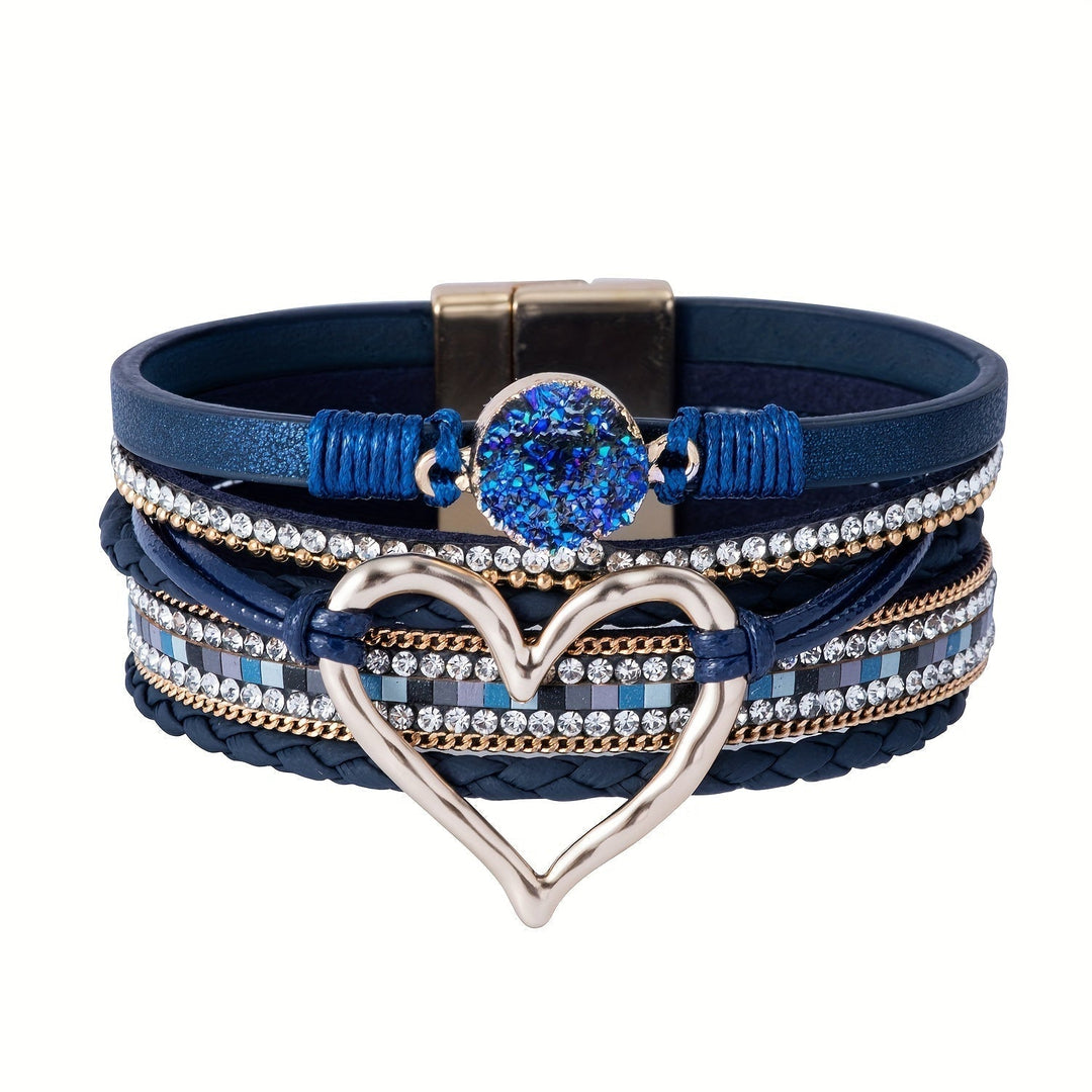 Boho Multilaags Leren Armband