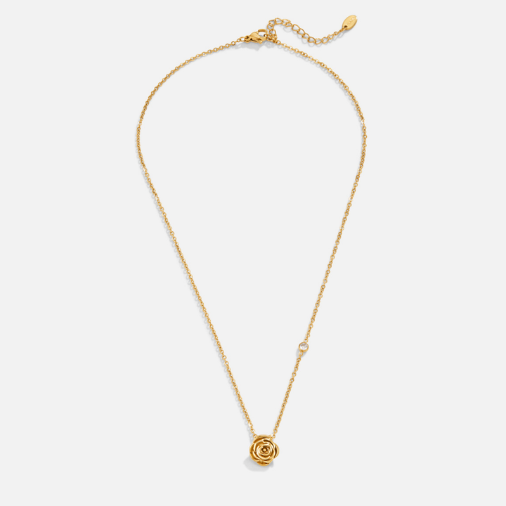 Halsketting met Gouden Rozenhanger