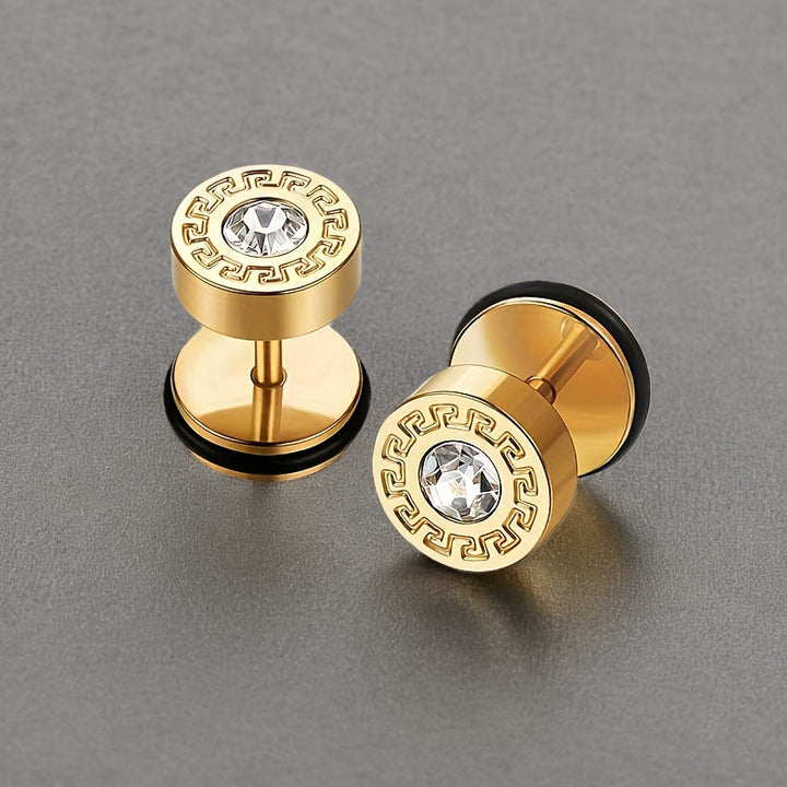 Theron Keyline Stud Earring | Goud