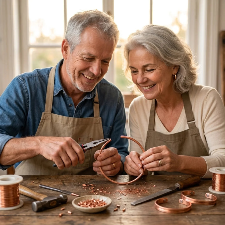 Zilveren Koperen Armband