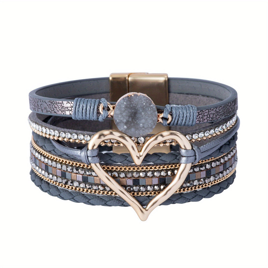 Boho Multilaags Leren Armband