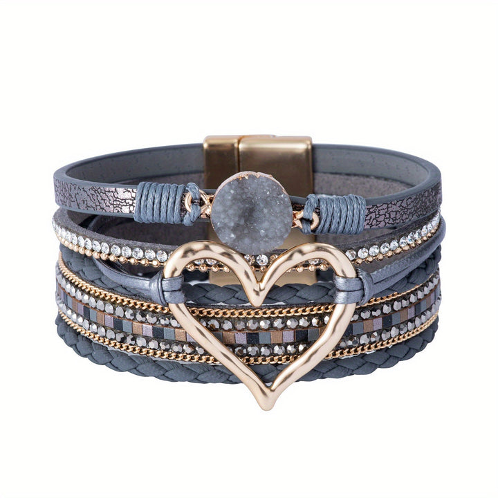 Boho Multilaags Leren Armband