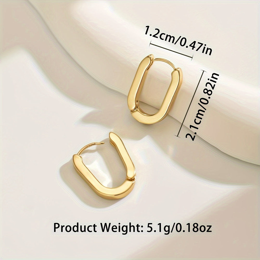Elegante geometrische oorbellen