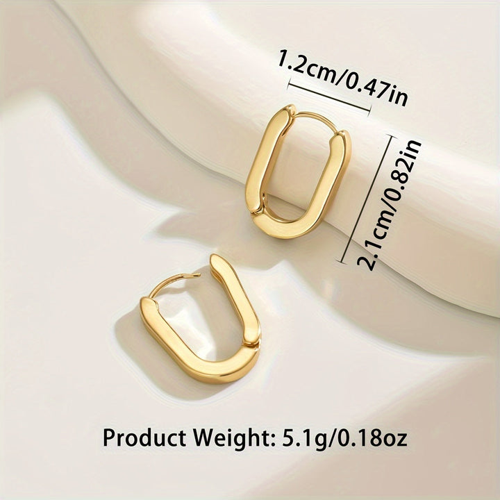 Elegante geometrische oorbellen