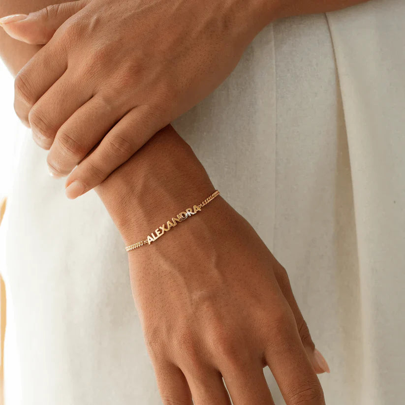 Gepersonaliseerde armband met naam