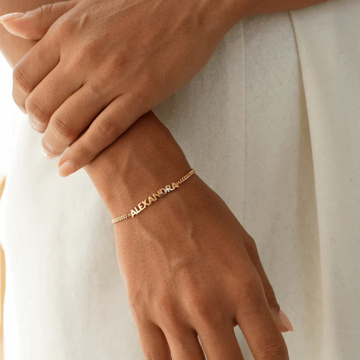 Gepersonaliseerde armband met naam