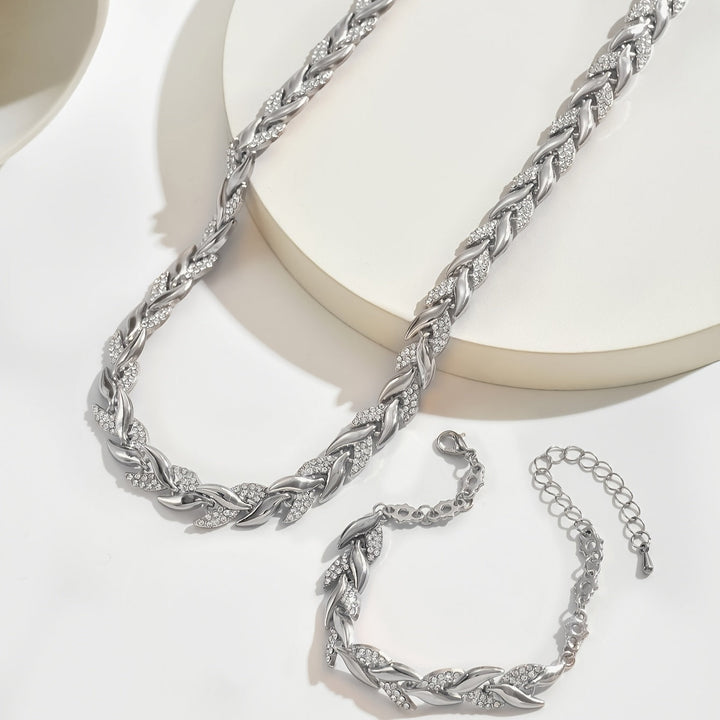 Kristallen vissenstaart set
