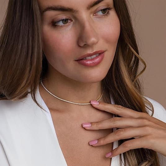 Tennis Ketting in Goud