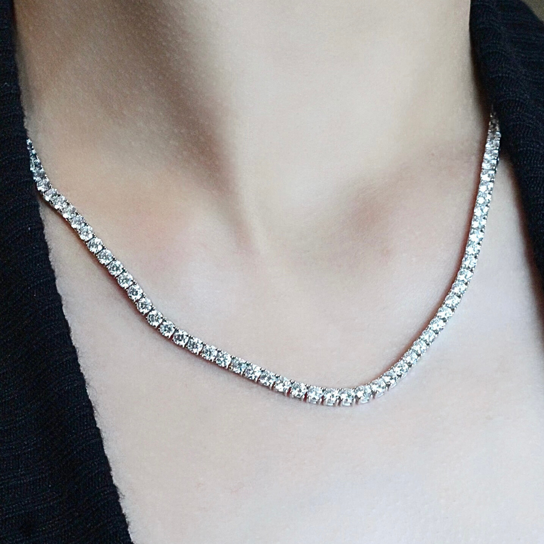 Tennis Ketting in Goud
