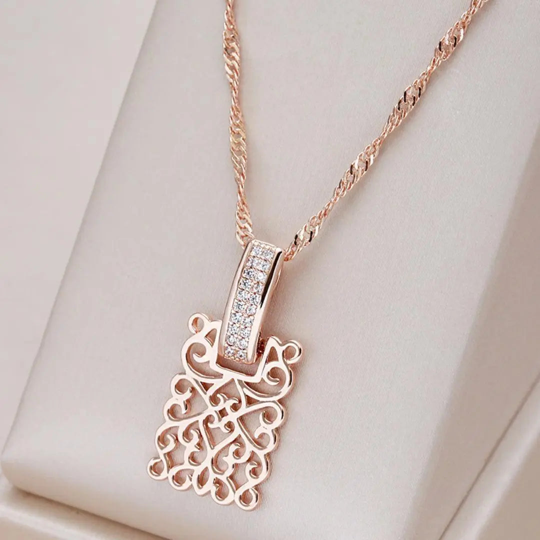 Elegante gouden collier met mandala