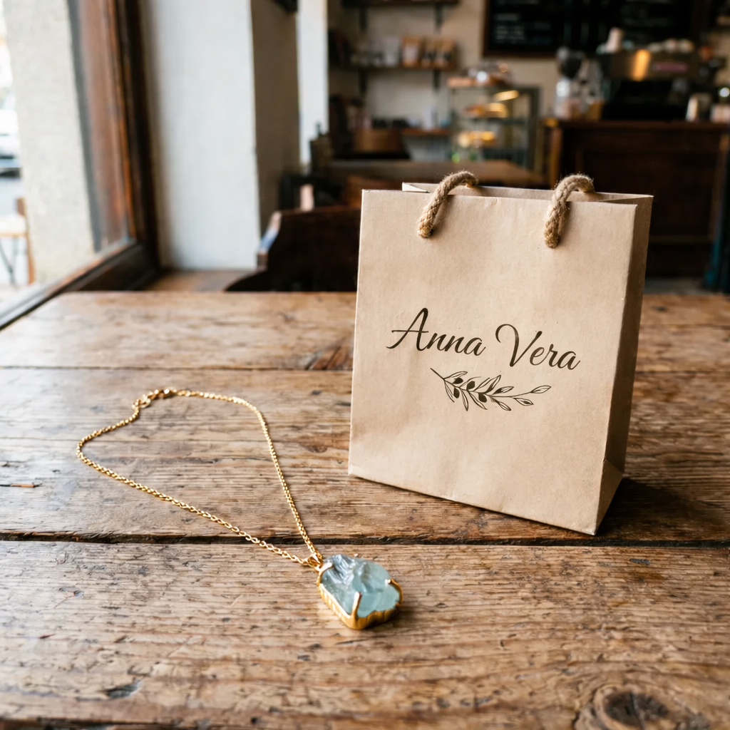Vintage Hart Precious Collier van Zilver en Goud