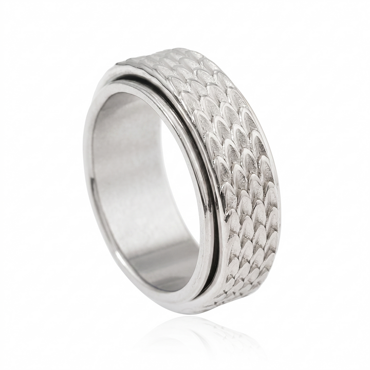 Toren Schaal Spinner Ring | Goud