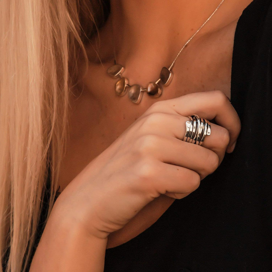 Elegante Vintage Zilveren Ring