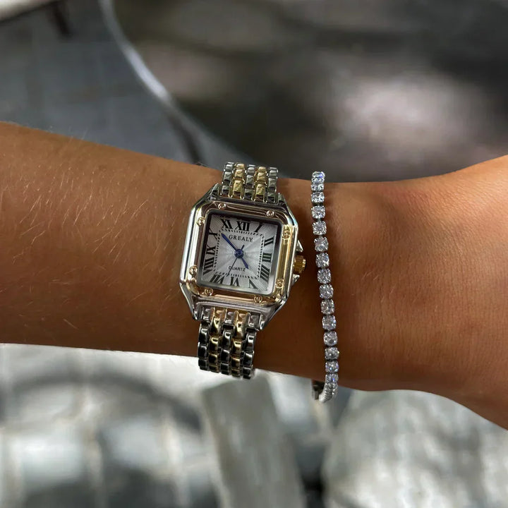 Elegante Gouden Horloge