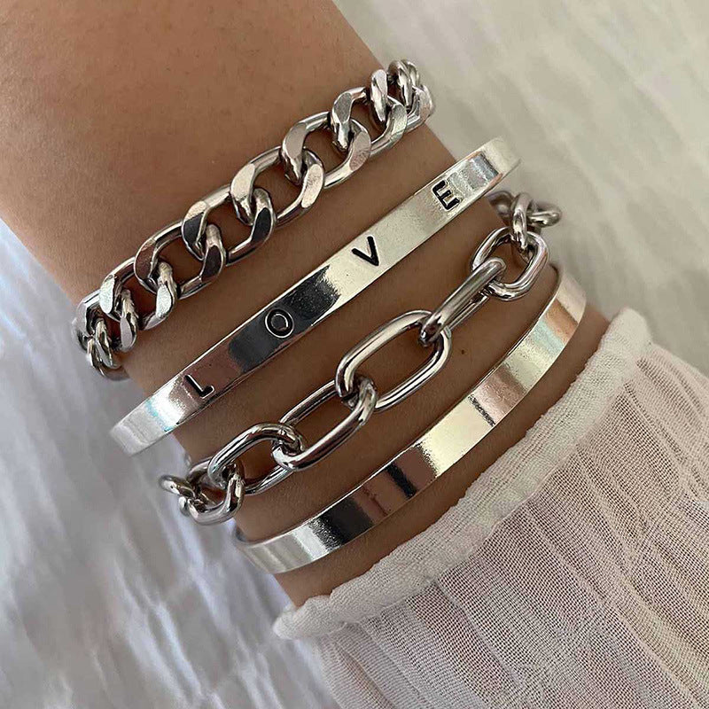 Set Bracciali Élan Mercer in Witgoud