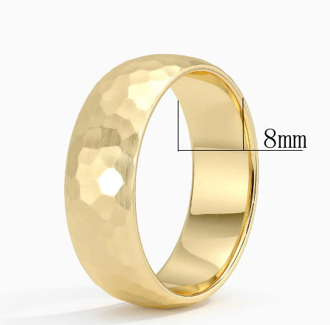 Elric Textured Core Ring | Goud