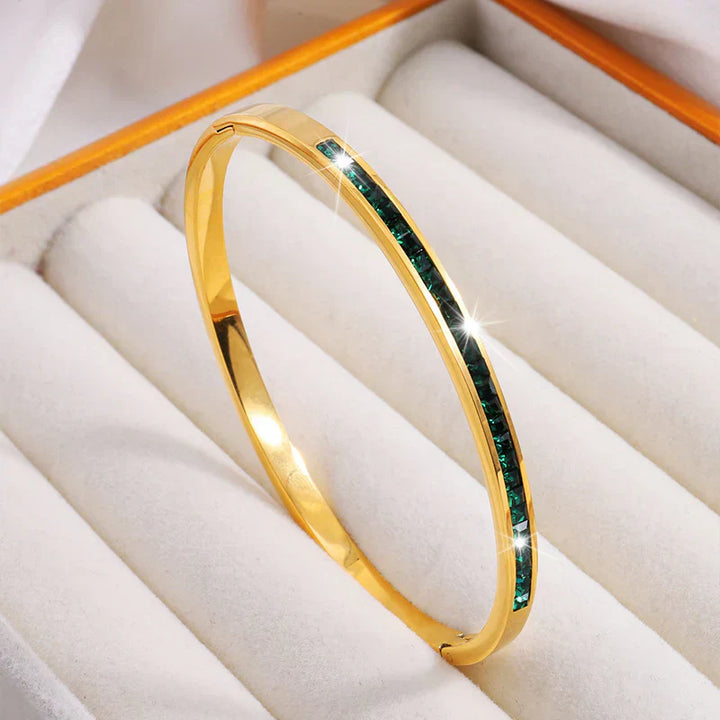 Groen Gouden Armband