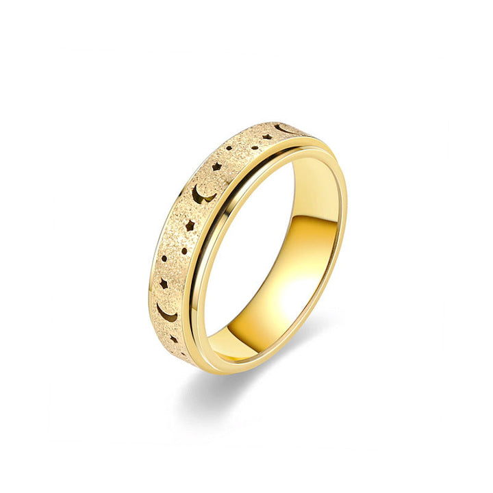 Atlas Nachtlucht Ring | Roze Goud