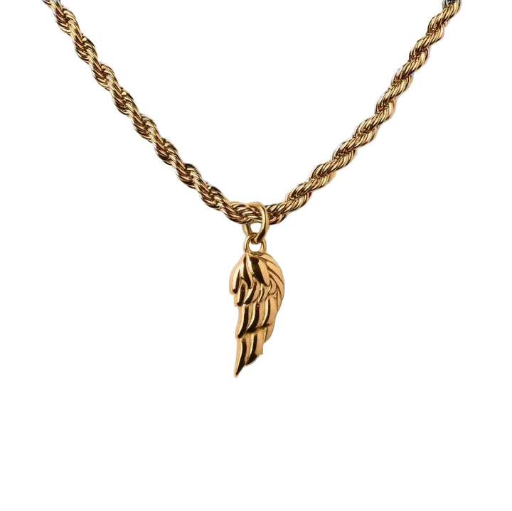 Elio Wing Pendant Necklace | Goud