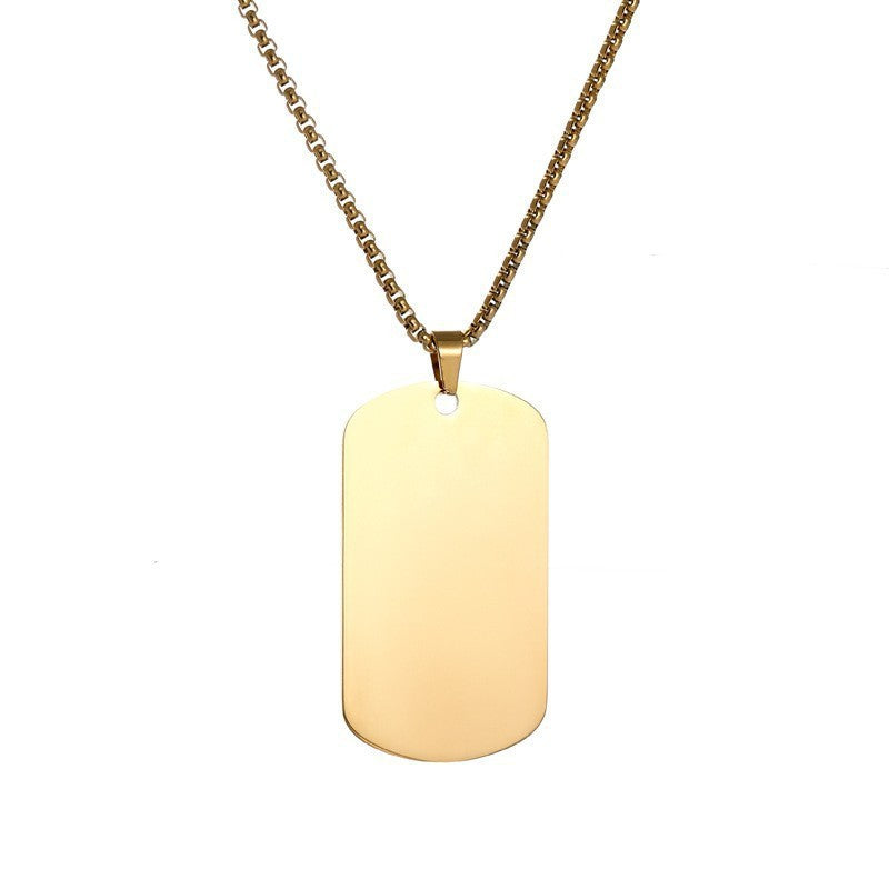 Essentiële Tag Ketting | Goud