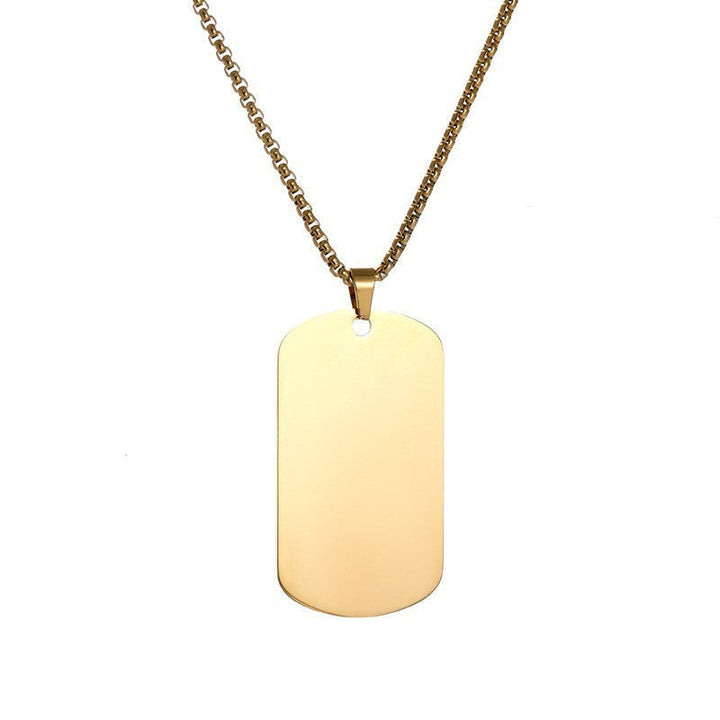 Essentiële Tag Ketting | Goud