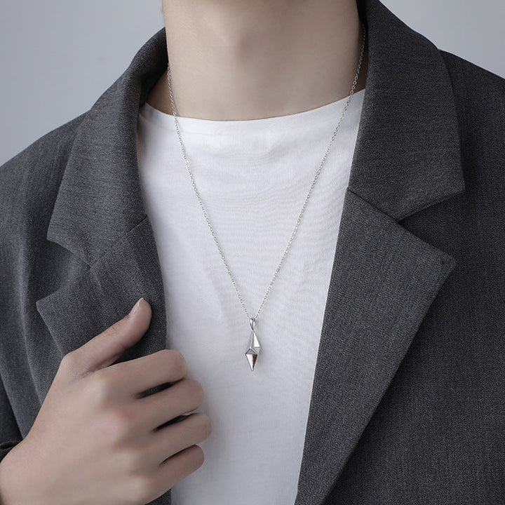 Vector Hanger Ketting | Wit Goud