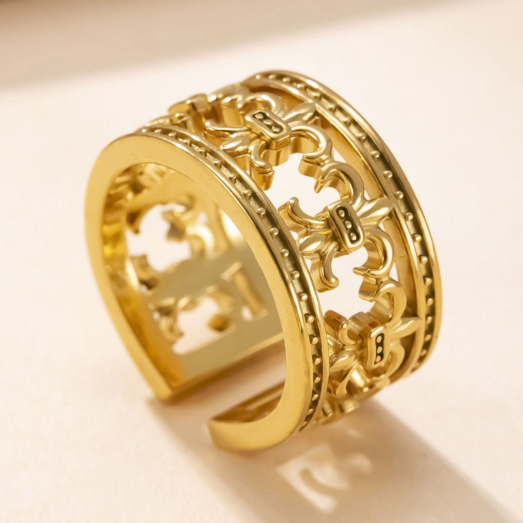 Forge Imperiale Kroonring | Wit Goud