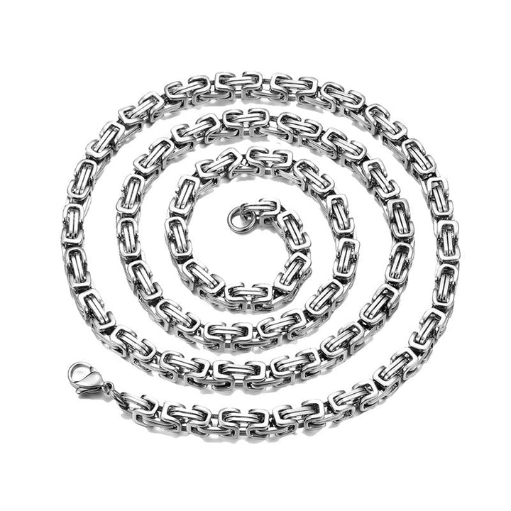 Korvin Byzantijnse Ketting | Wit Goud