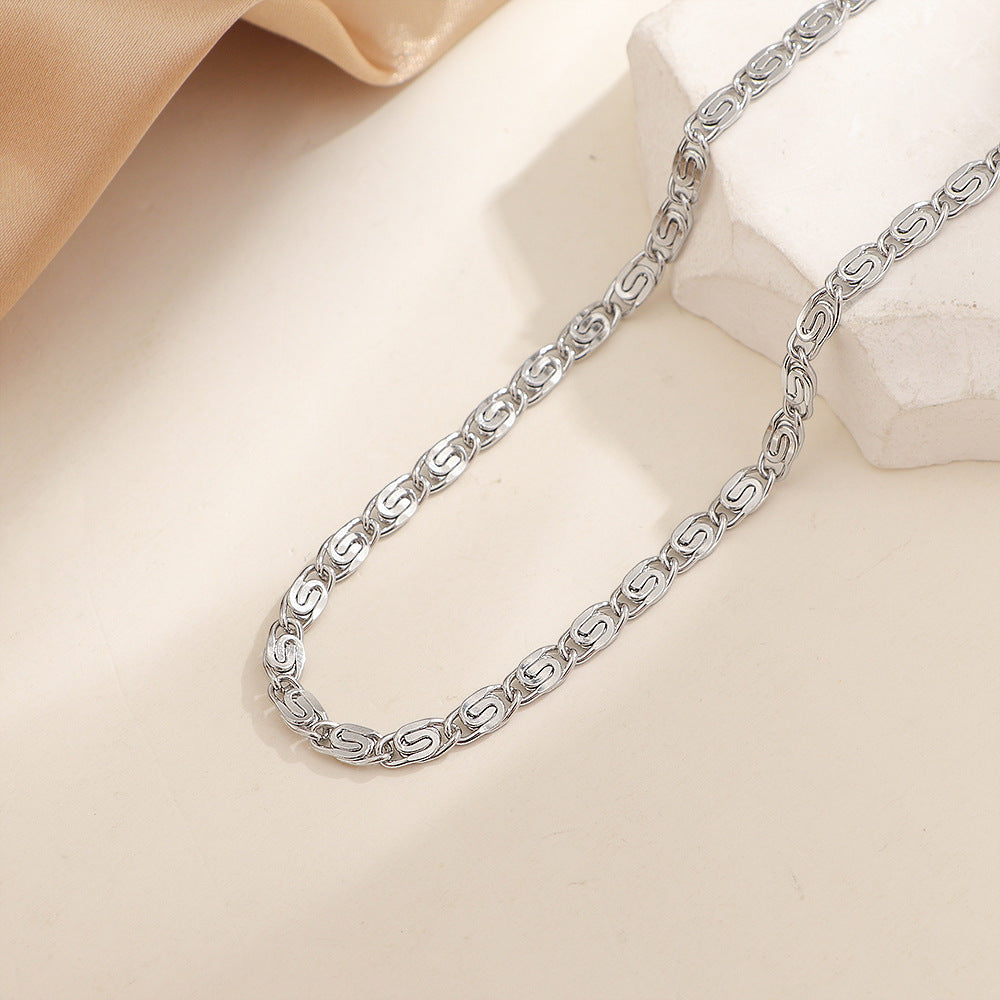 Nusa Geweven Ketting | Goud