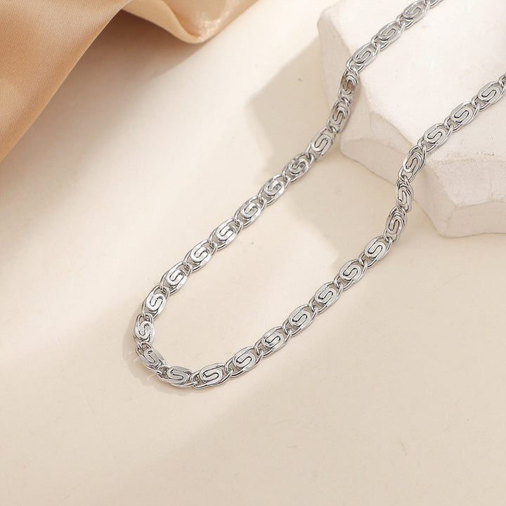 Nusa Geweven Ketting | Goud