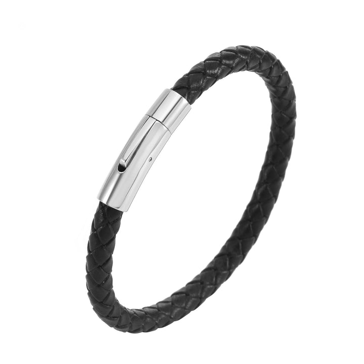 Valor Leren Vlechtarmband | Goud
