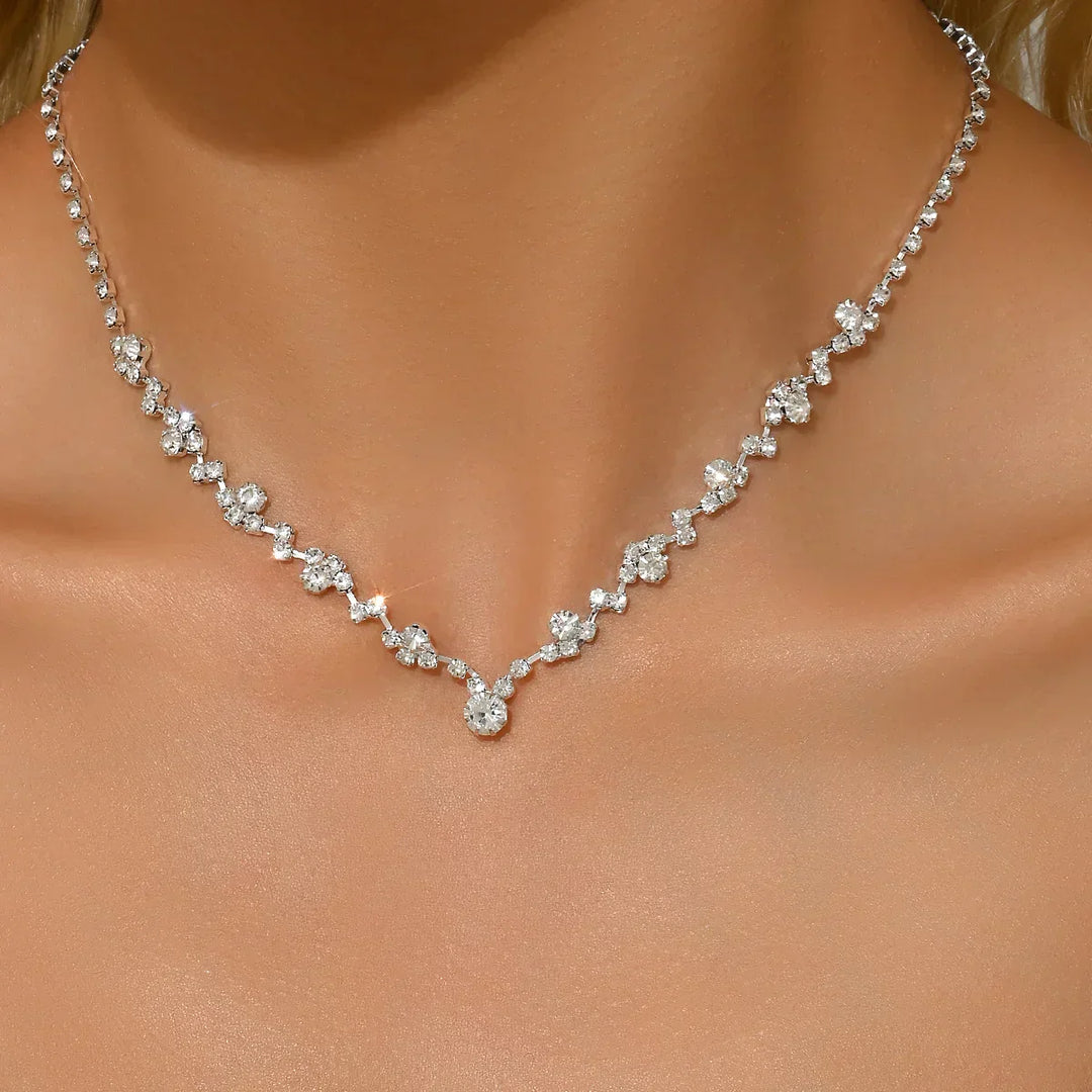 Elegant Huwelijkscollier met Diamanten