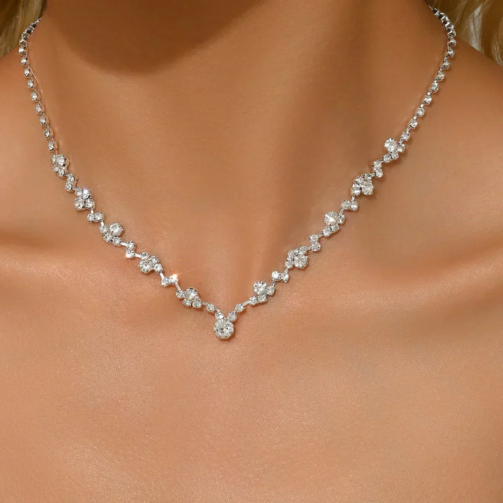 Elegant Huwelijkscollier met Diamanten
