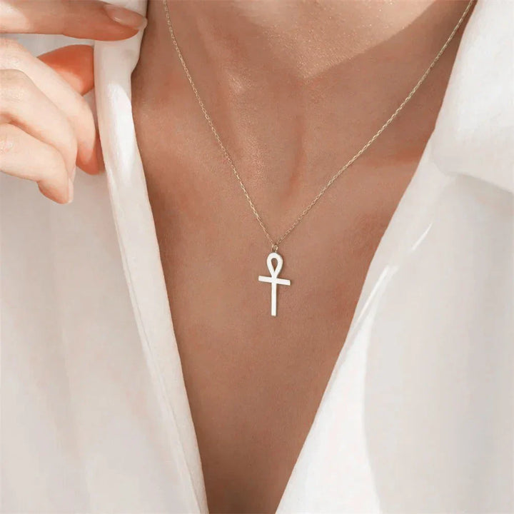 Ketting met Gouden Ankh Hanger