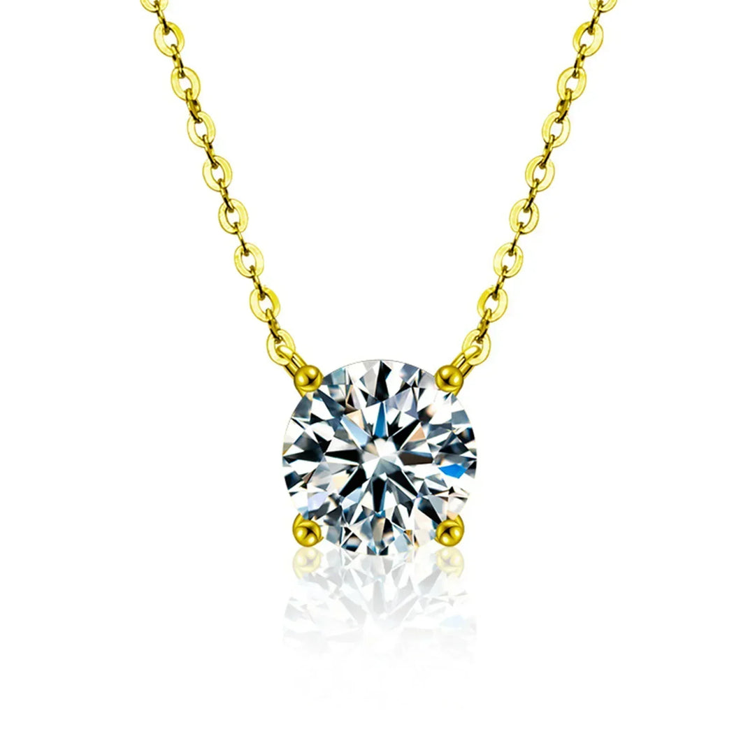 Gouden Plated Collier met Zirkonia's
