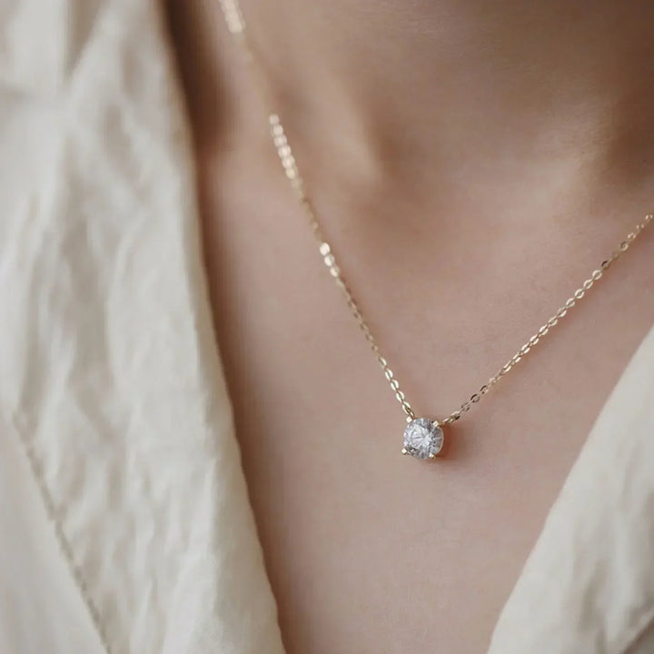 Gouden Plated Collier met Zirkonia's