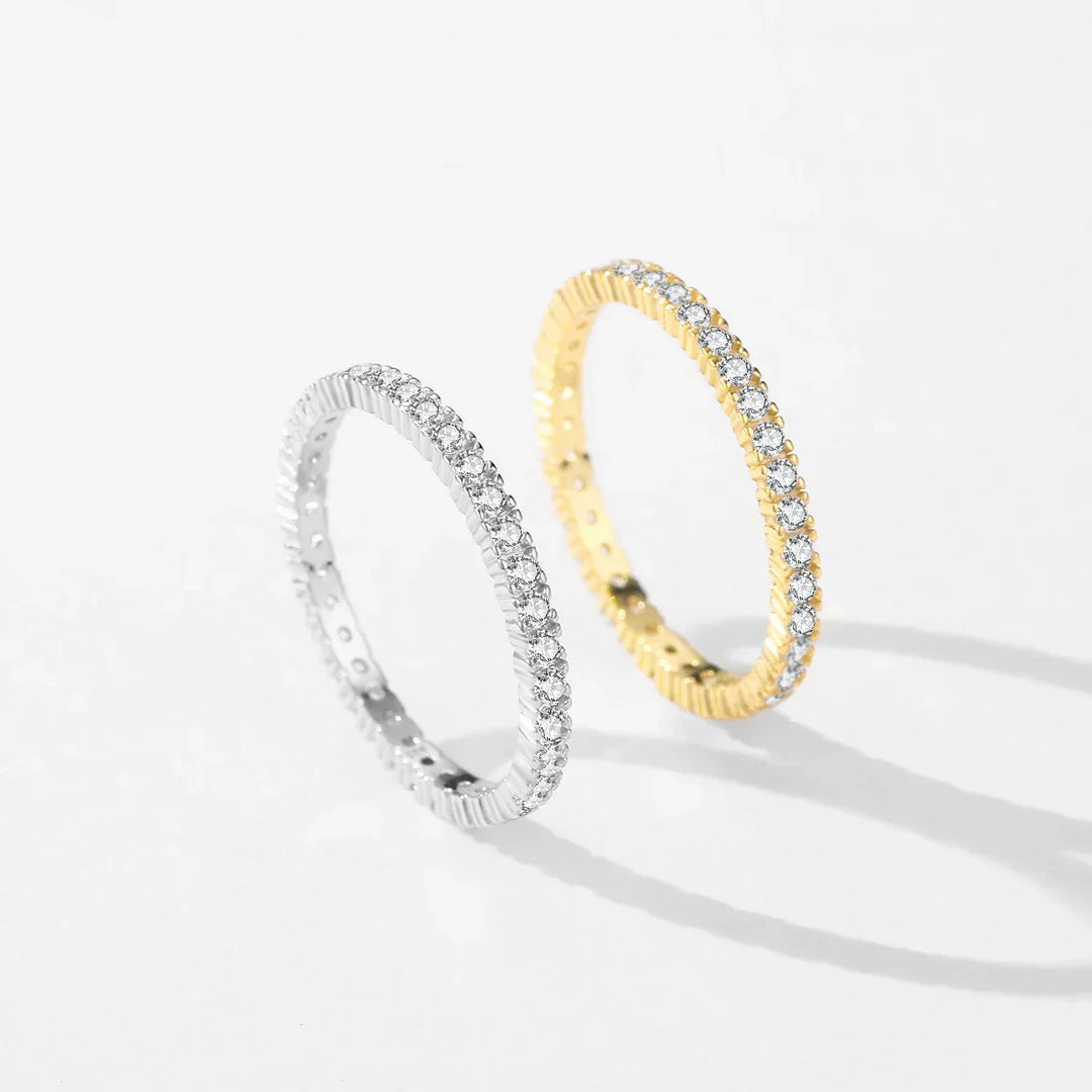 Minimalistische Verlichte Eternity Ring