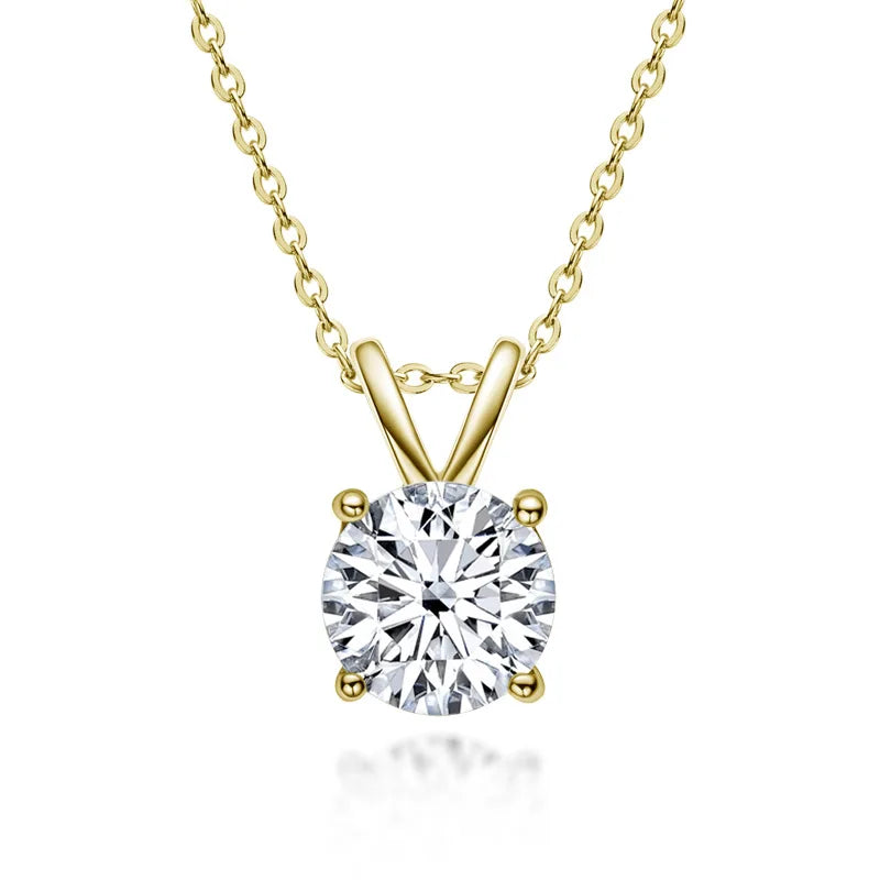 Exclusieve Sterling Zilveren Ketting met Moissanite