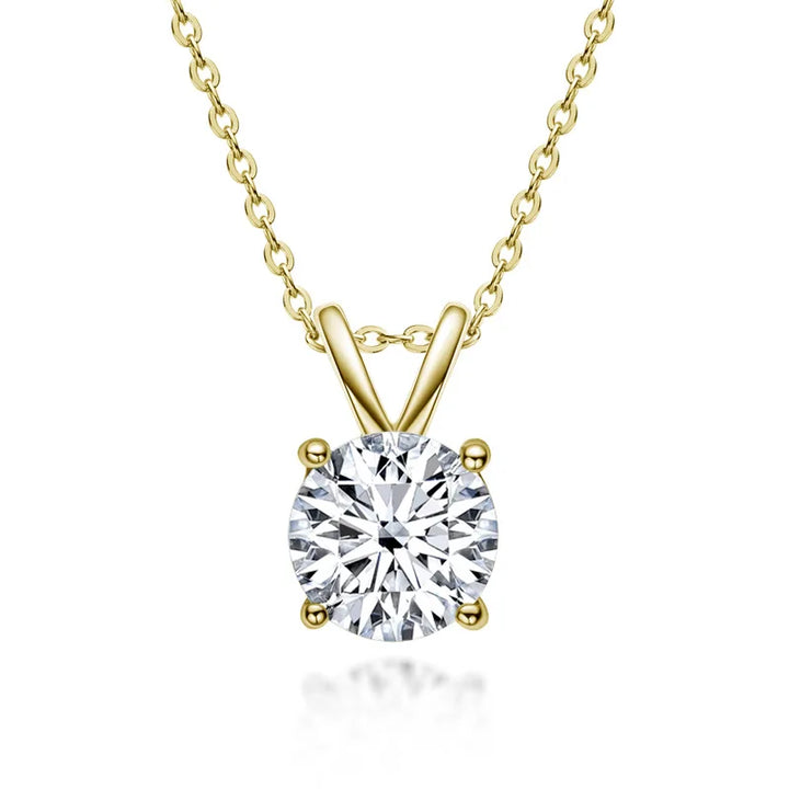 Exclusieve Sterling Zilveren Ketting met Moissanite