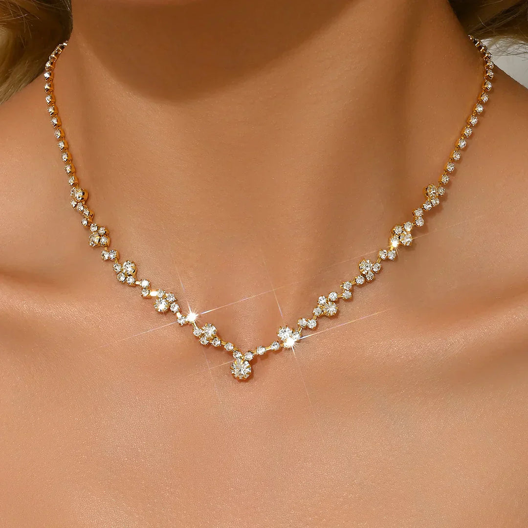 Elegant Huwelijkscollier met Diamanten