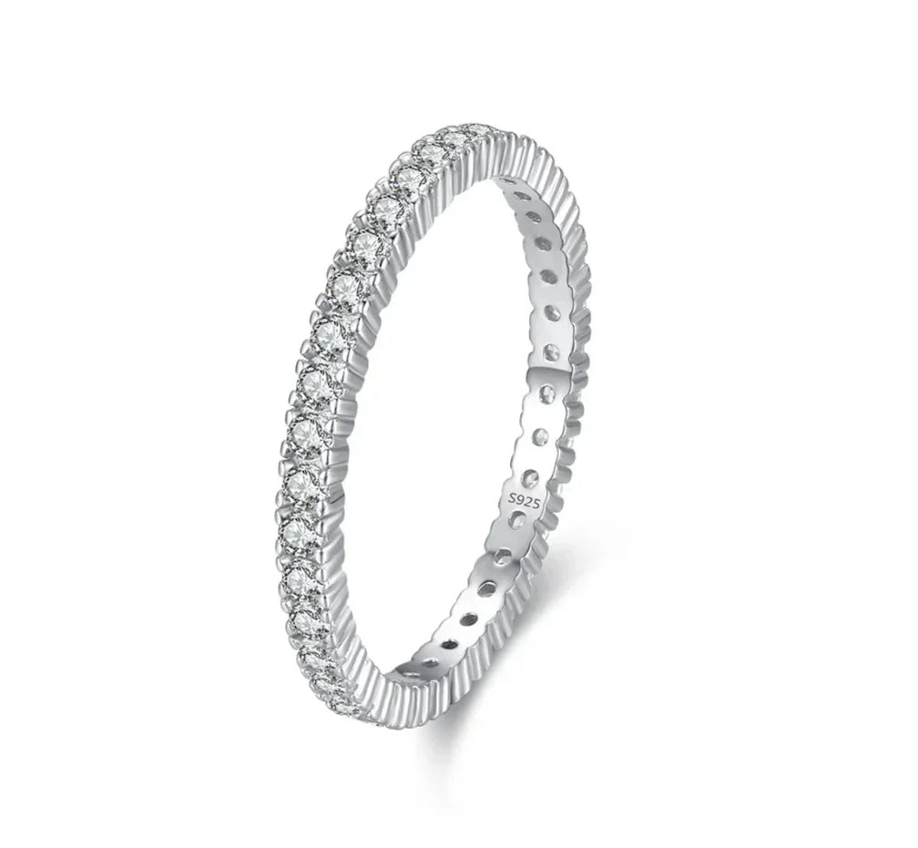 Minimalistische Verlichte Eternity Ring
